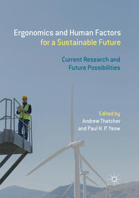 Ergonomics and Human Factors for a Sustainable Future