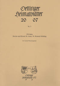 350 Jahre Kirche und Kloster St. Anna/St. Konrad Altötting