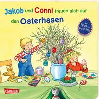 Jakob und Conni freuen sich auf den Osterhasen