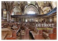 Detroit - Modern Ruins (Wandkalender 2025 DIN A4 quer), CALVENDO Monatskalender