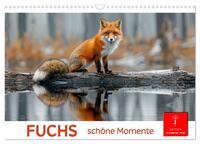 Fuchs - schöne Momente (Wandkalender 2025 DIN A3 quer), CALVENDO Monatskalender