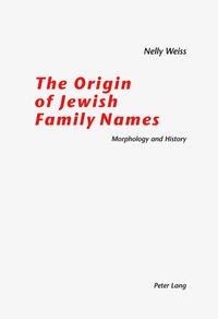 The Origin of Jewish Family Names