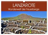 Lanzarote. Wunderwelt der Feuerberge (Wandkalender 2025 DIN A3 quer), CALVENDO Monatskalender