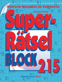 Superrätselblock 215 (5 Exemplare à 4,99 €)