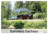 Bahnland Sachsen (Wandkalender 2025 DIN A4 quer), CALVENDO Monatskalender