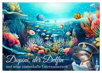 Dupini, der Delfin, und seine zauberhafte Unterwasserwelt (Wandkalender 2025 DIN A2 quer), CALVENDO Monatskalender