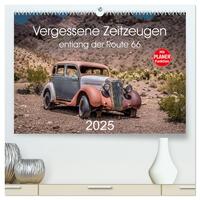 Vergessene Zeitzeugen entlang der Route 66 (hochwertiger Premium Wandkalender 2025 DIN A2 quer), Kunstdruck in Hochglanz