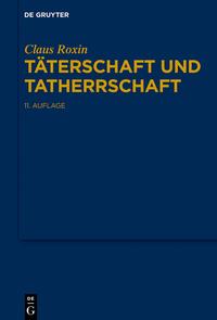 Täterschaft und Tatherrschaft