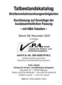 Grundwerk - Kurzfassung auf Grundlage der bundeseinh. Fassung mit KBA-Tabellen, Loseblatt-Ausgabe