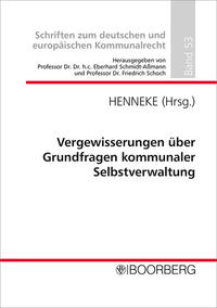 Vergewisserungen über Grundfragen kommunaler Selbstverwaltung