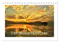 Morgens am Edersee (Tischkalender 2025 DIN A5 quer), CALVENDO Monatskalender