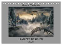 Land der Drachen (Tischkalender 2025 DIN A5 quer), CALVENDO Monatskalender