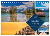 Kanadas Westen - Abenteuer mit dem Wohnmobil - British Columbia & Alberta (Tischkalender 2025 DIN A5 quer), CALVENDO Monatskalender