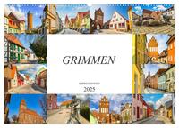 Grimmen Impressionen (Wandkalender 2025 DIN A2 quer), CALVENDO Monatskalender