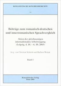 Beiträge zum romanisch-deutschen und innerromanischen Sprachvergleich