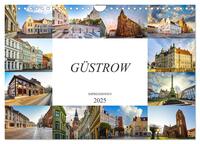 Güstrow Impressionen (Wandkalender 2025 DIN A4 quer), CALVENDO Monatskalender