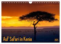 Auf Safari in Kenia 2025 (Wandkalender 2025 DIN A4 quer), CALVENDO Monatskalender