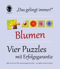 Das "Gelingt-immer"-Puzzle Blumen. Das Puzzle-Spiel für Senioren mit Demenz