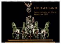 Deutschland Impressionen bei Nacht (Wandkalender 2025 DIN A2 quer), CALVENDO Monatskalender