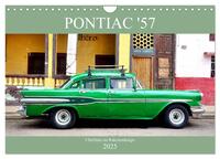 Pontiac '57 - Chieftain im Raketendesign (Wandkalender 2025 DIN A4 quer), CALVENDO Monatskalender