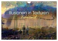 Illusionen in Texturen, Fotokunst (Wandkalender 2025 DIN A4 quer), CALVENDO Monatskalender