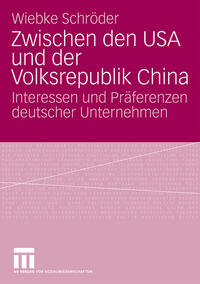 Zwischen den USA und der Volksrepublik China