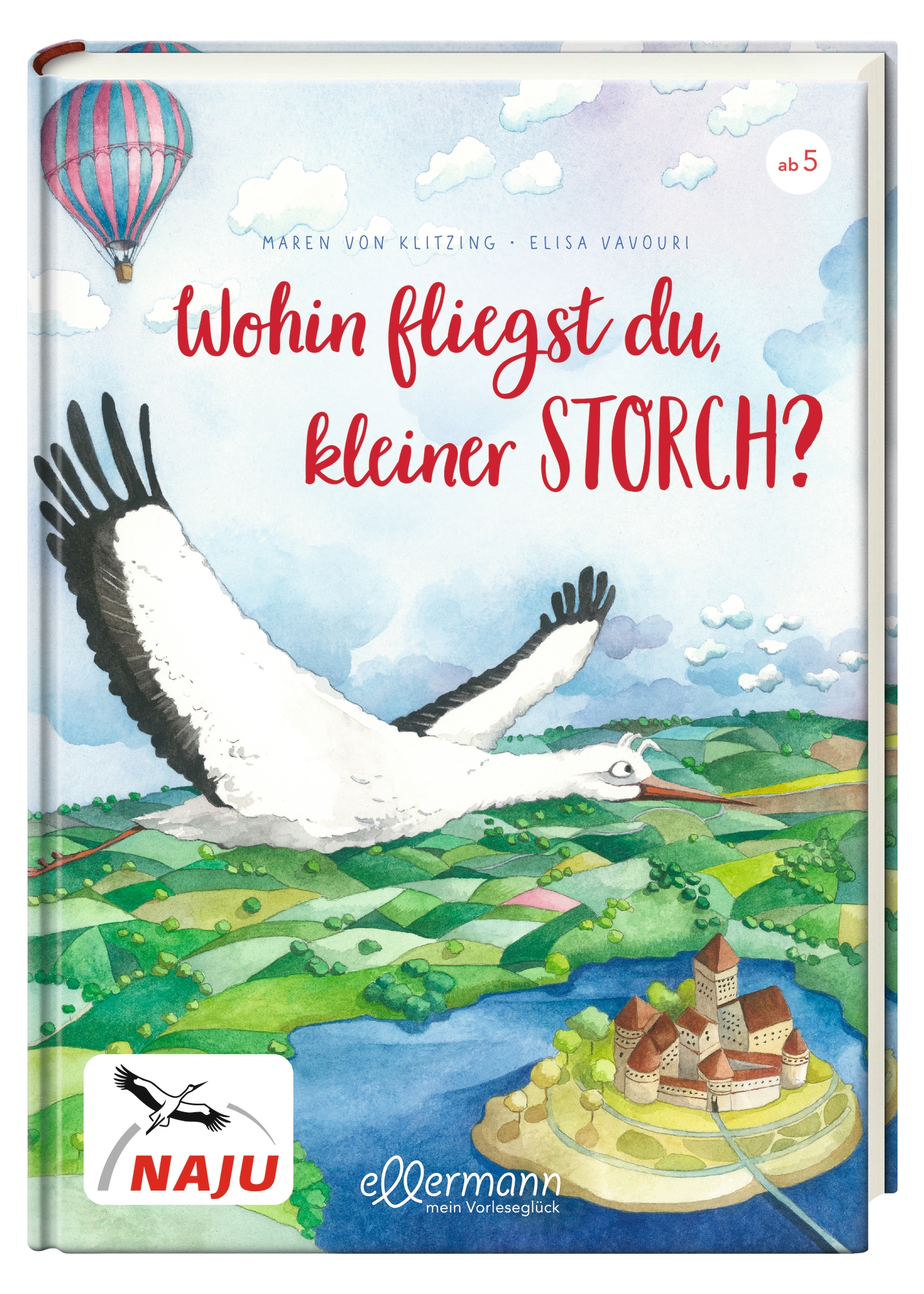 Wohin fliegst du, kleiner Storch?