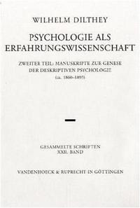 Psychologie als Erfahrungswissenschaft