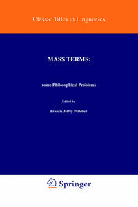 Mass Terms: Some Philosophical Problems