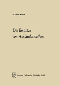 Die Emission von Auslandsanleihen