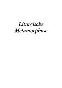 Liturgische Metamorphose