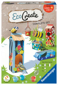 Ravensburger EcoCreate 18143 – Vögel und Bienen – Kinder ab 6 Jahren