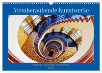 Atemberaubende Kunstwerke (Wandkalender 2025 DIN A3 quer), CALVENDO Monatskalender