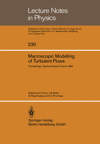 Macroscopic Modelling of Turbulent Flows