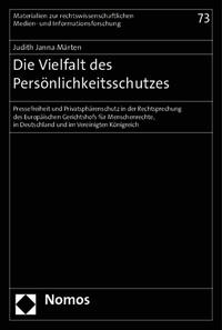 Die Vielfalt des Persönlichkeitsschutzes