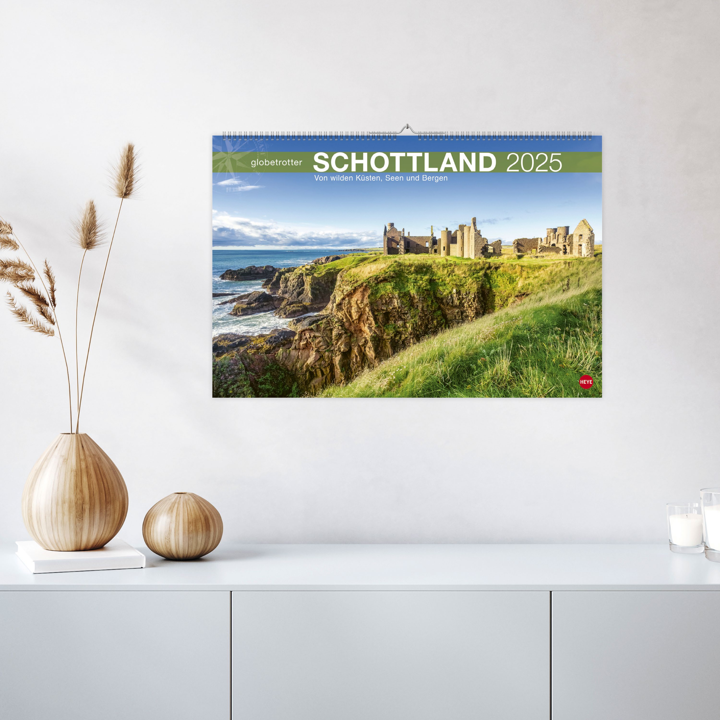 Schottland Globetrotter Kalender 2025 - Von wilden Küsten, Seen und Bergen