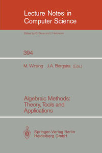 Algebraic Methods: Theory, Tools and Applications