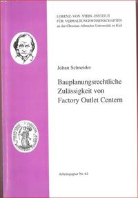 Bauplanungsrechtliche Zulässigkeit von Factory Outlet Centern