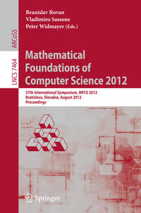 Mathematical Foundations of Computer Science 2012