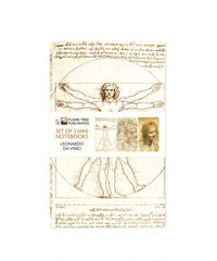 Dreier Set Mini-Notizbücher: Leonardo da Vinci