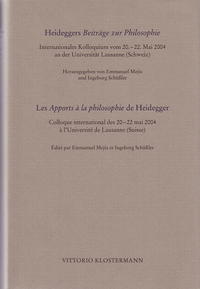 Heideggers Beiträge zur Philosophie /Les Apports à la philosophie de Heidegger