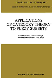 Applications of Category Theory to Fuzzy Subsets