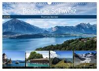 Bellevue Schweiz (Wandkalender 2025 DIN A3 quer), CALVENDO Monatskalender