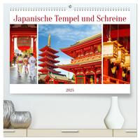 Japanische Tempel und Schreine (hochwertiger Premium Wandkalender 2025 DIN A2 quer), Kunstdruck in Hochglanz