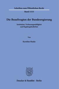 Die Beauftragten der Bundesregierung