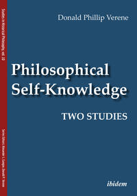 Philosophical Self-Knowledge