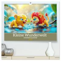 Kleine Wunderwelt - Kinderkalender (hochwertiger Premium Wandkalender 2025 DIN A2 quer), Kunstdruck in Hochglanz