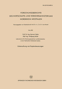 Untersuchung von Kopiersteuerungen