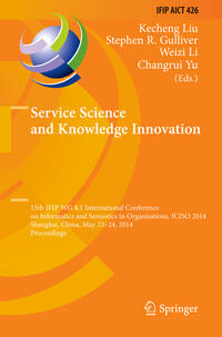 Service Science and Knowledge Innovation