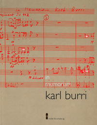 In memoriam Karl Burri